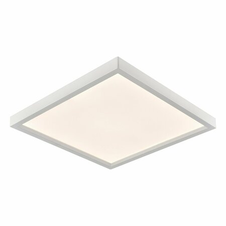 THOMAS Titan 13'' Wide Integrated LED Square Flush Mount - White CL791634